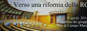 Roma 9 aprile 2014. Verso una riforma della RC auto: più concorrenza e più diritti.